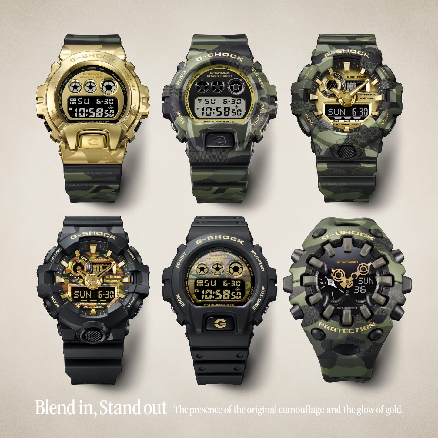 G-SHOCK Bold Camo Series Men Watch DW-6900CF-1DR