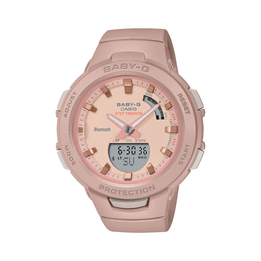 Casio BSA-B100CS-4ADR Baby-G Women Watch, Pink