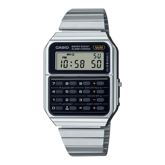 CASIO DIGITAL UNISEX VINTAGE WATCH CA-500WE-1ADF