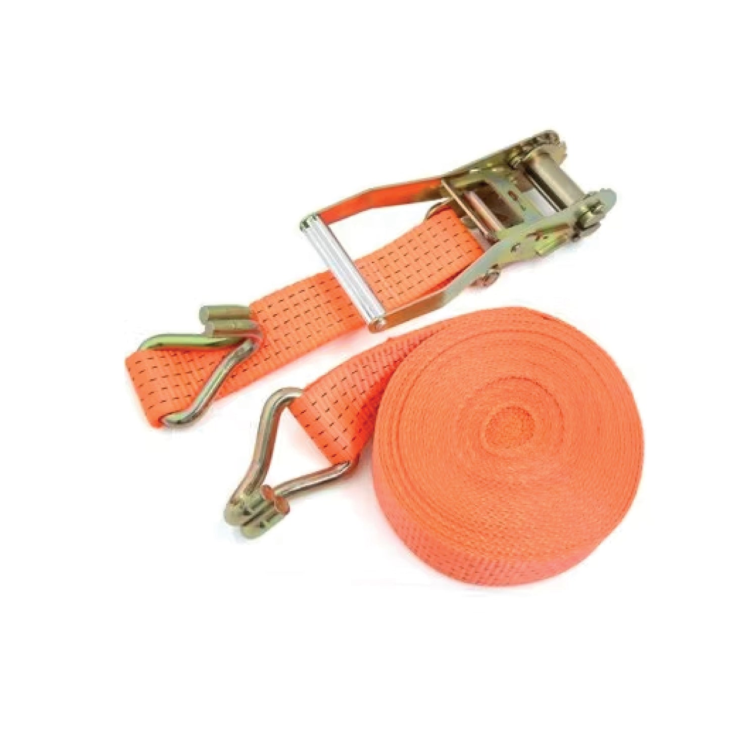 TFXCRGLBO10X2- TUFFIX CARGO LASHING BELT ORANGE 10M X 2''