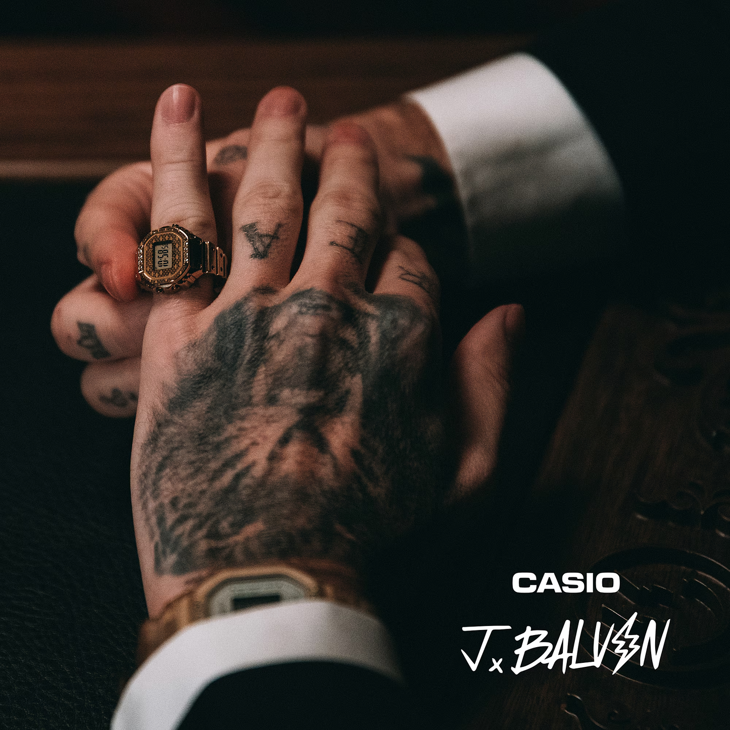 Casio Ring Watch collaboration with J Balvin CASIO RING WATCH CRW-001JB-9DR