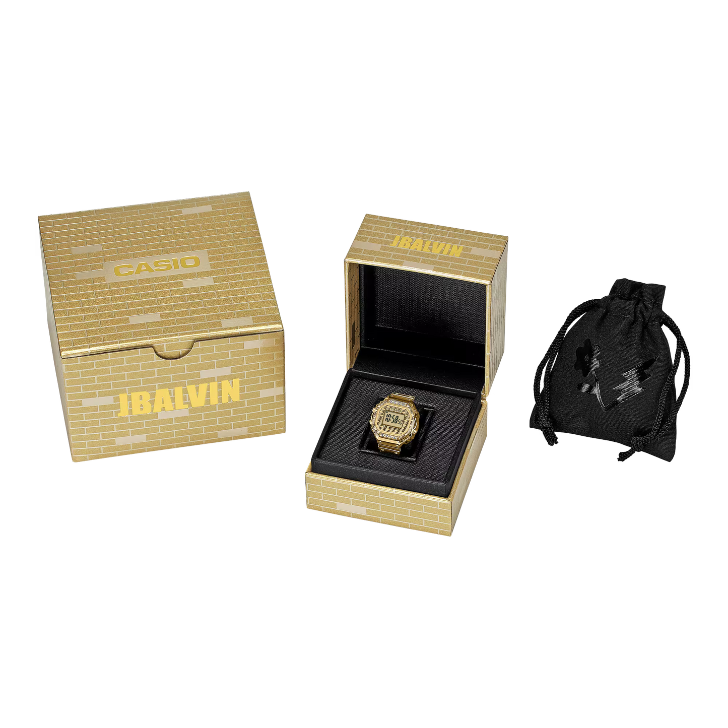 Casio Ring Watch collaboration with J Balvin CASIO RING WATCH CRW-001JB-9DR