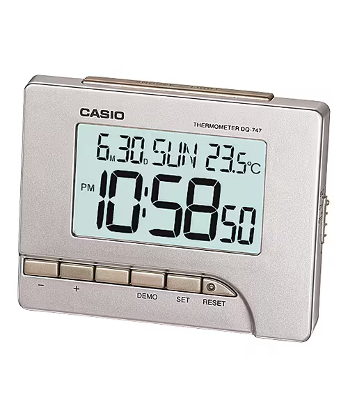 Casio Digital Table Clock DQ-747-8DF