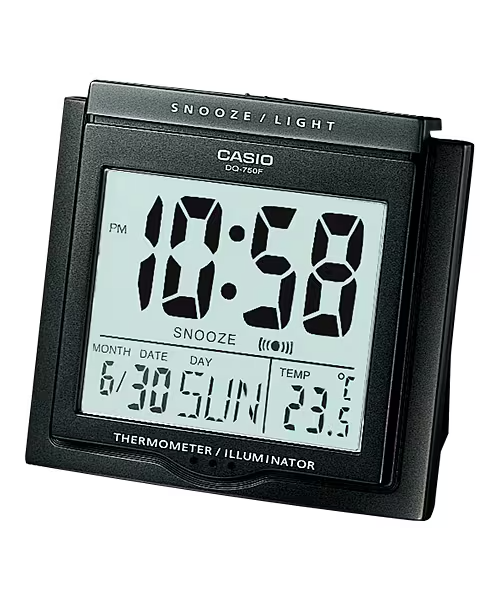Casio Digital Table Clock DQ-750F-1DF