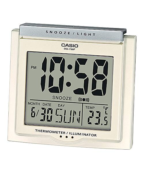 Casio Digital Table Clock DQ-750F-7DF