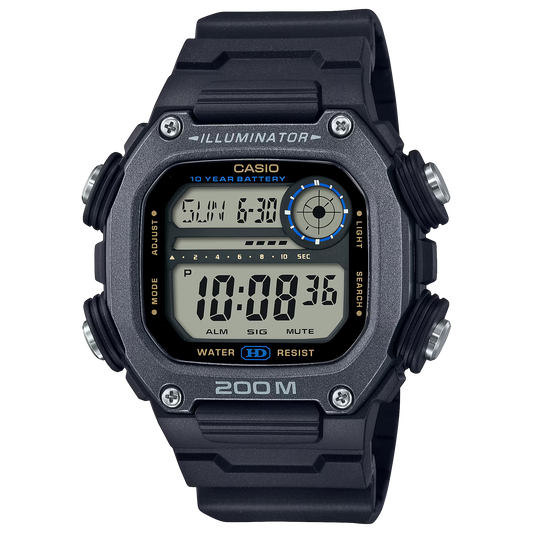 CASIO DIGITAL MENS WATCH DW-291HX-1AVDF