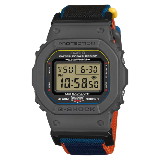 G-SHOCK Men Magnetic Cloth Digital Watch DW-5600MNC-8A2DR