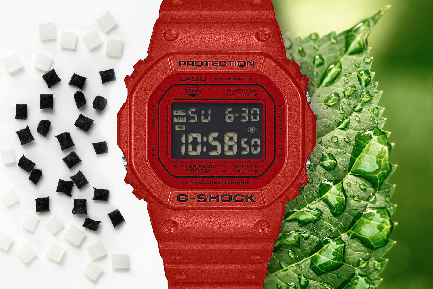 G-SHOCK Iconic Red Casual Digital Men Watch DW-5600RRB-4DR