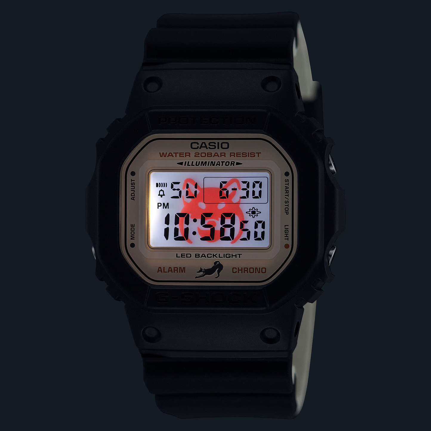 G-SHOCK DIGITAL MEN WATCH DW-5600SHB-1DR