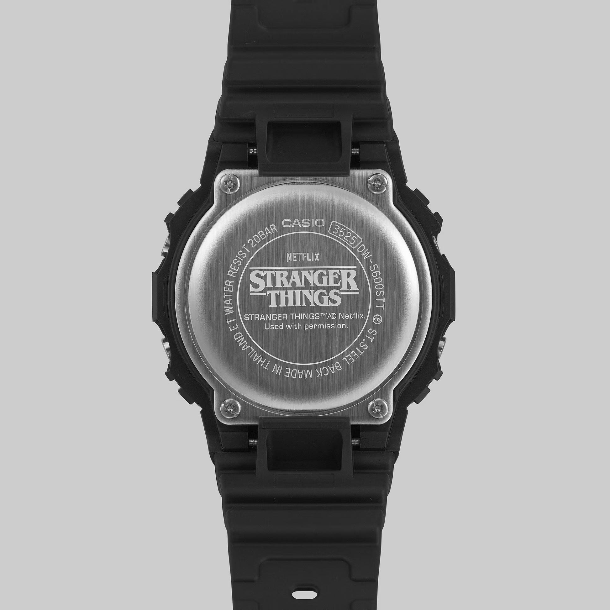G-SHOCK Stranger Things Collaboration Model DW-5600STT-1DR G-SHOCK Stranger Things Collaboration Model DW-5600STT-1DR