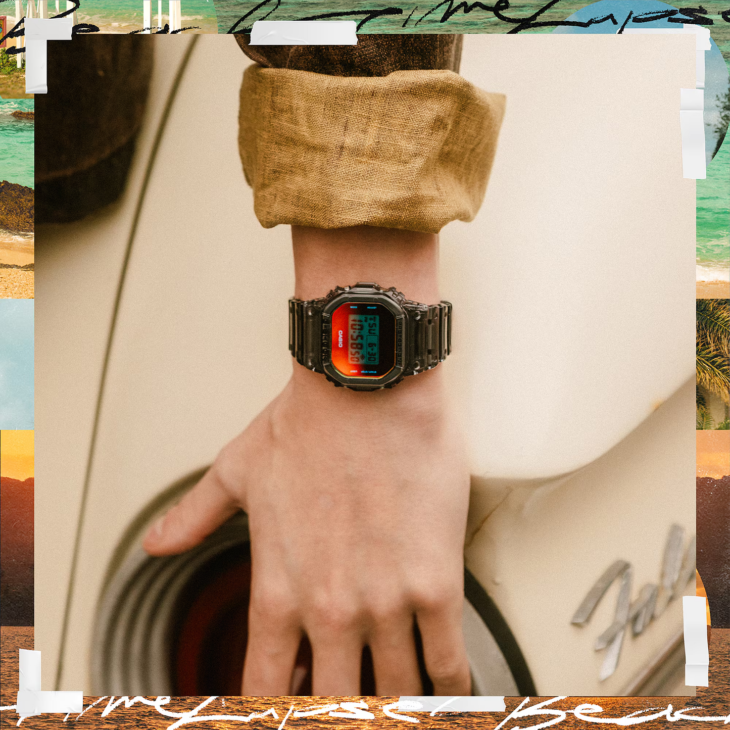 G-SHOCK CASUAL MEN WATCH DW-5600TLS-8DR