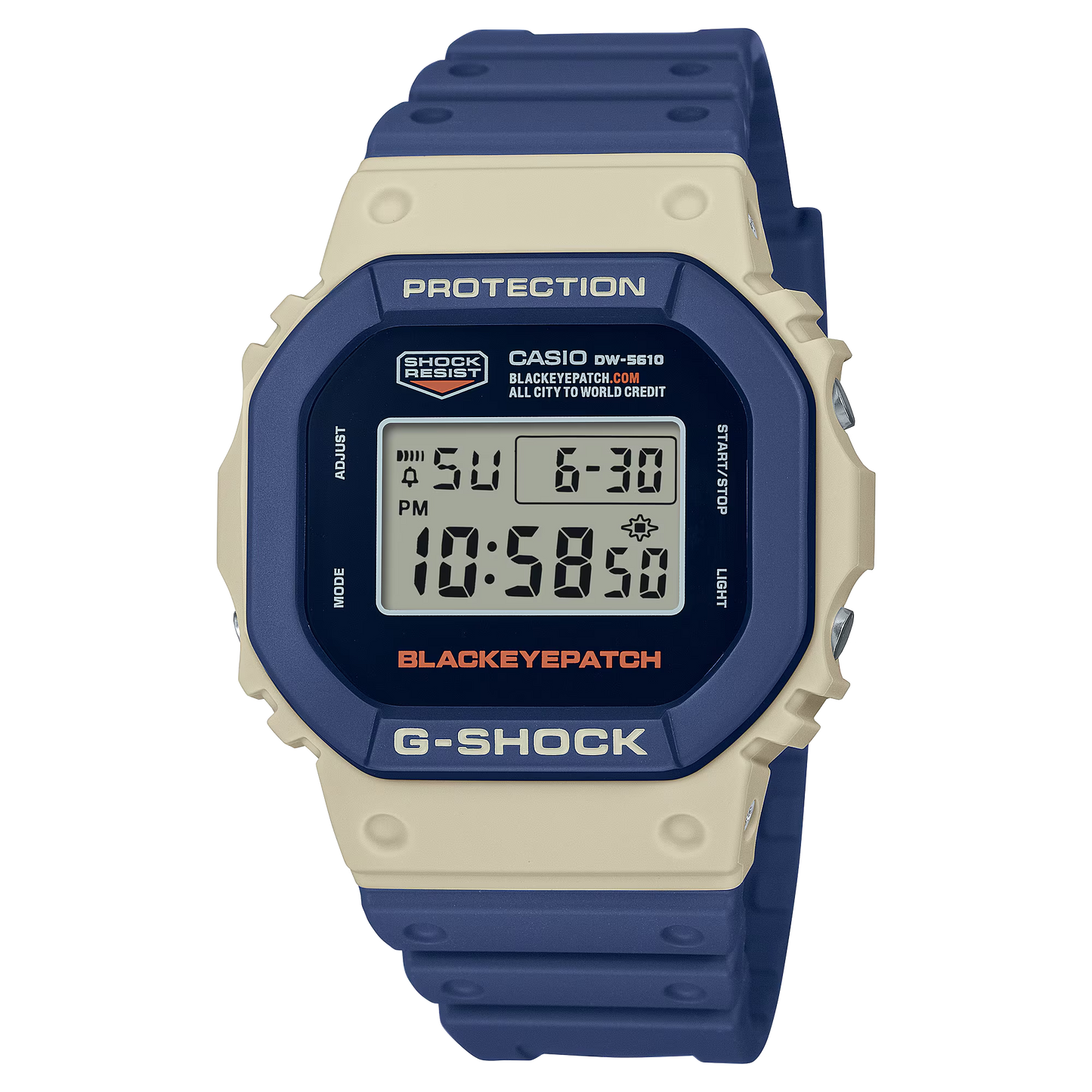 G-SHOCK THE BLACKEYEPATCH COLLABORATION MODEL DW-5610BEP-2DR