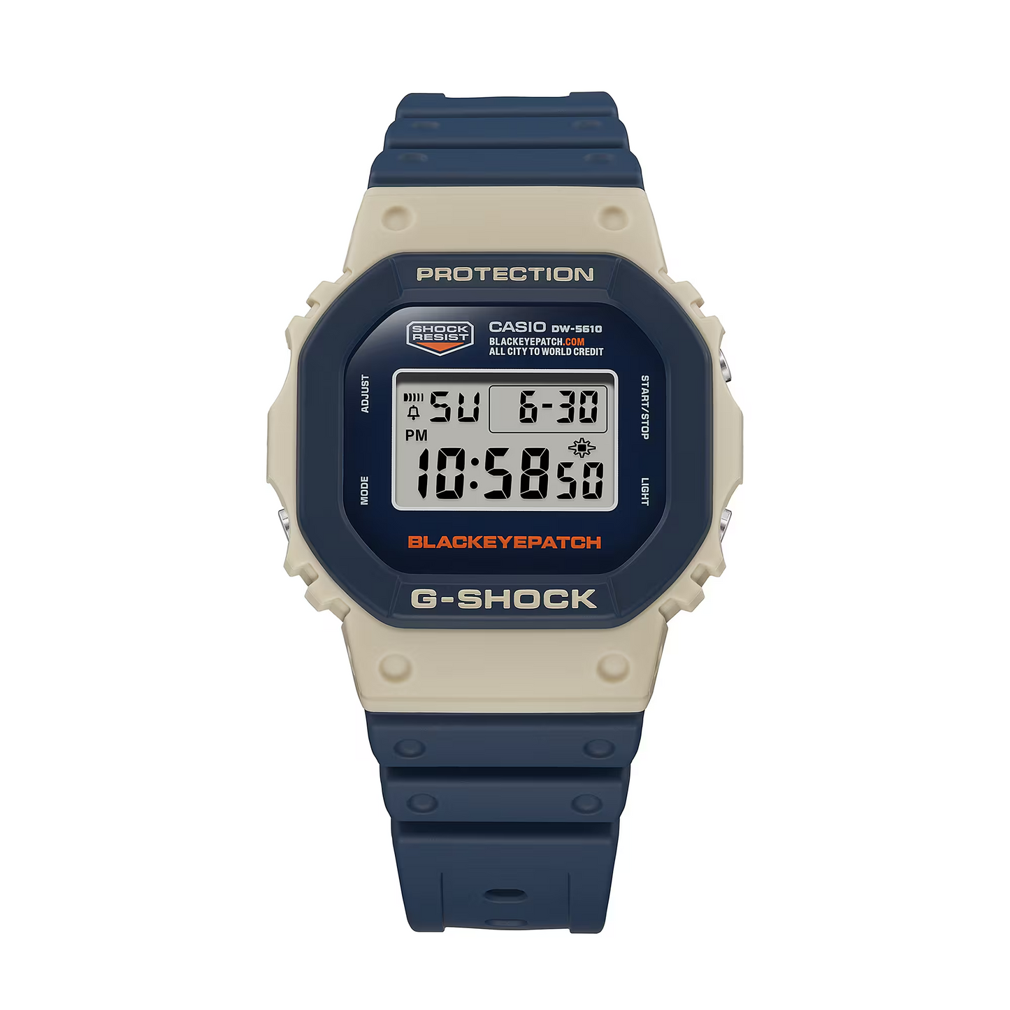 G-SHOCK THE BLACKEYEPATCH COLLABORATION MODEL DW-5610BEP-2DR