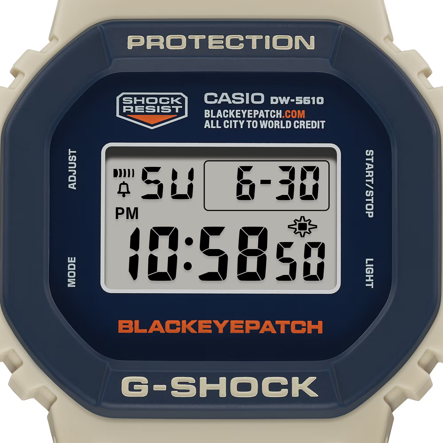 G-SHOCK THE BLACKEYEPATCH COLLABORATION MODEL DW-5610BEP-2DR