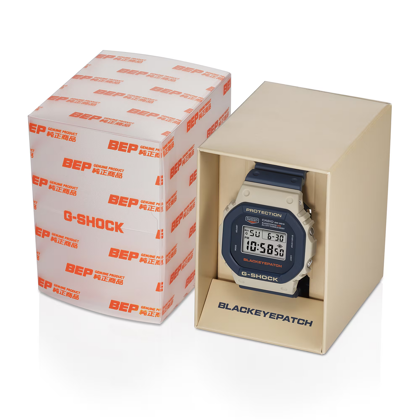 G-SHOCK THE BLACKEYEPATCH COLLABORATION MODEL DW-5610BEP-2DR