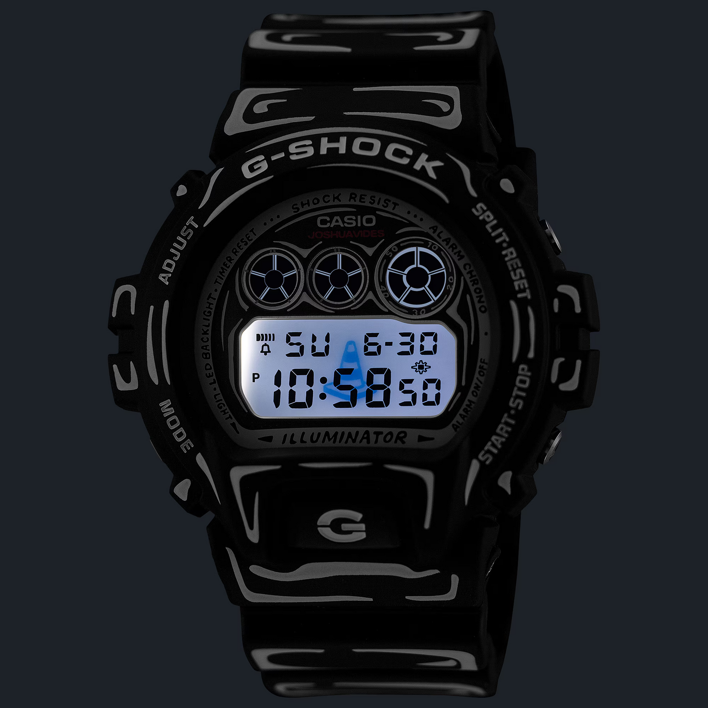 G-SHOCK Joshua Vides collaboration model Men Digital Watch DW-6900JV-1DR