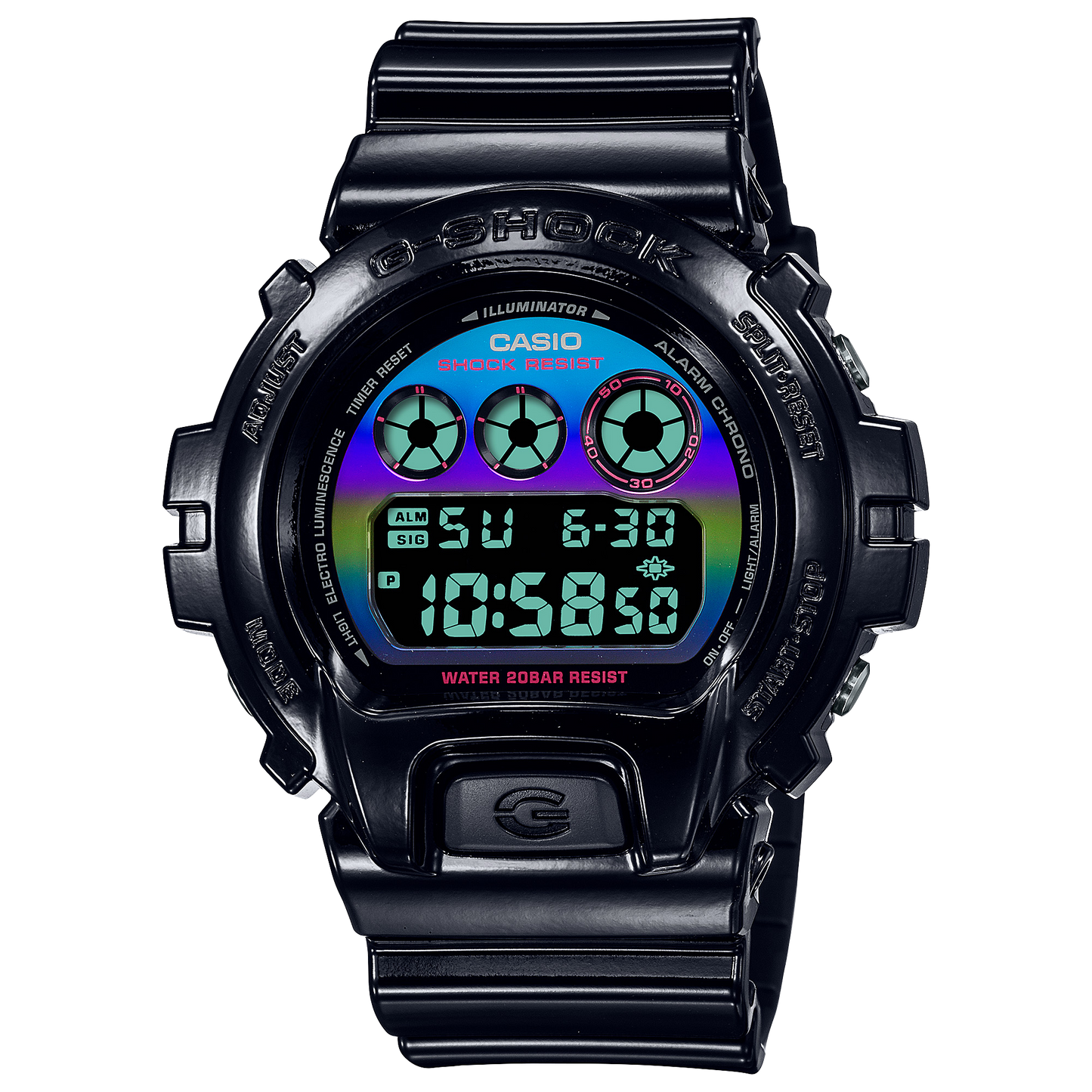 G-SHOCK VIRTUAL RAINBOW RGB MEN CASUAL WATCH DW-6900RGB-1DR