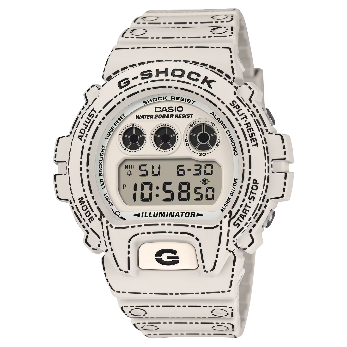 G-SHOCK Casual Digital Men Origami inspired Watch DW-6900RGM-5DR