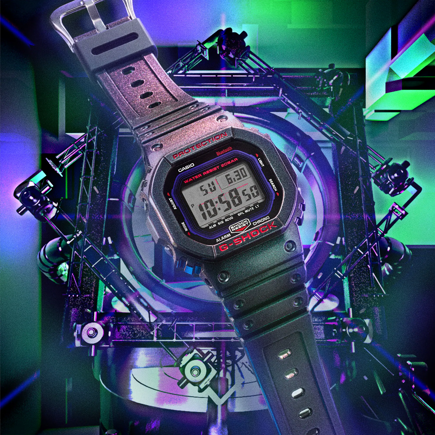 G-SHOCK MEN CASUAL DIGITAL WATCH DW-B5600AH-6DR
