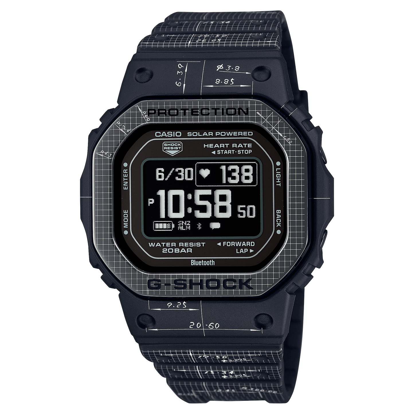 Casio G-Shock DW-H5600EX-1DR Digital Men's Watch Black