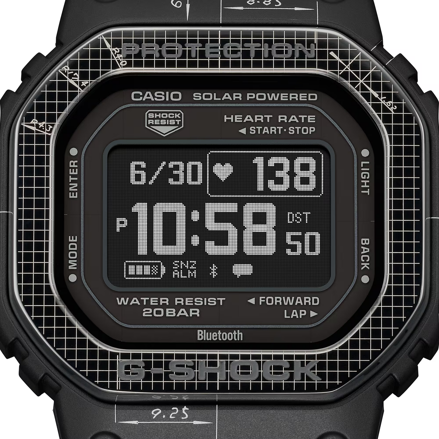 Casio G-Shock DW-H5600EX-1DR Digital Men's Watch Black