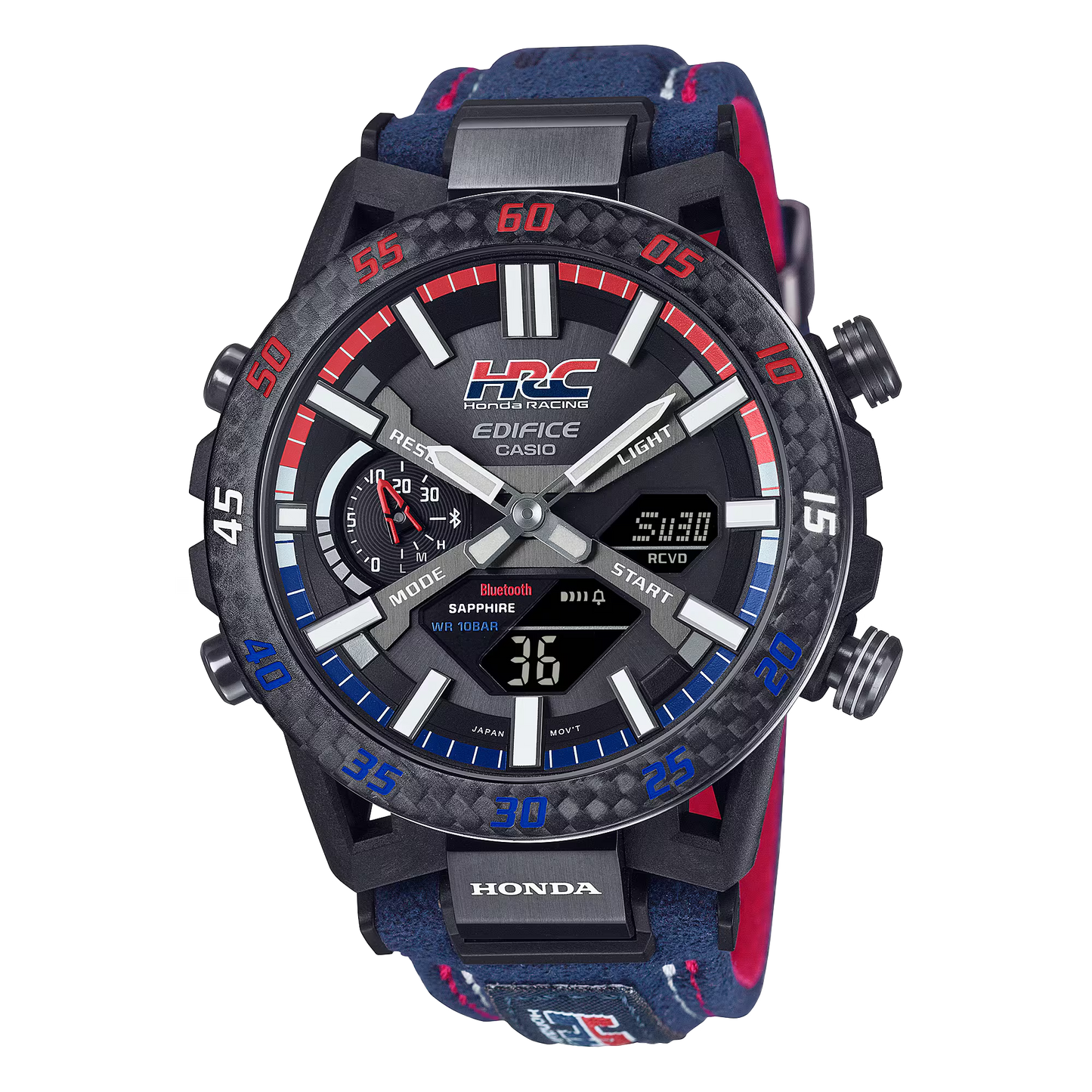 EDIFICE SOSPENSIONE HONDA RACING COLLABORATION MODEL ECB-2000HR-1ADR