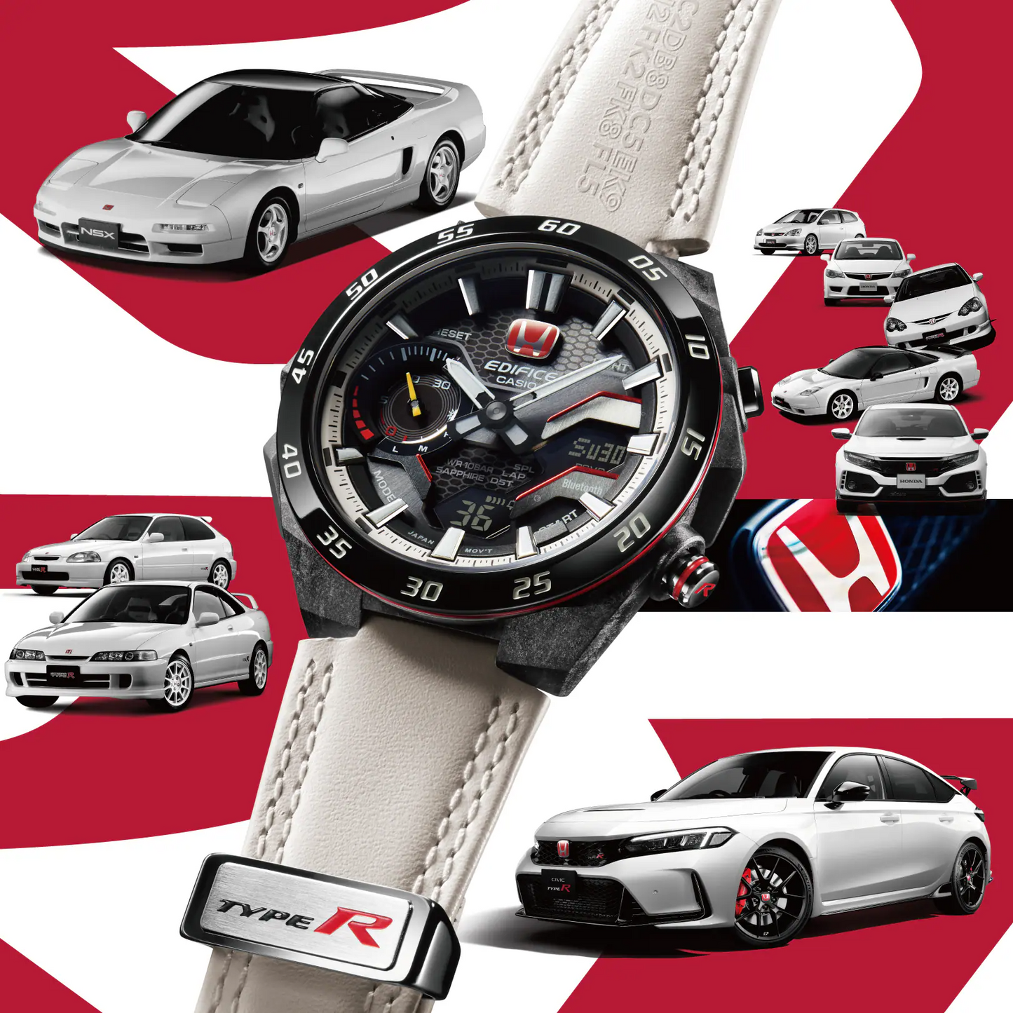 EDIFICE Honda TYPE R Limited Edition ECB-2200HTR-1ADR