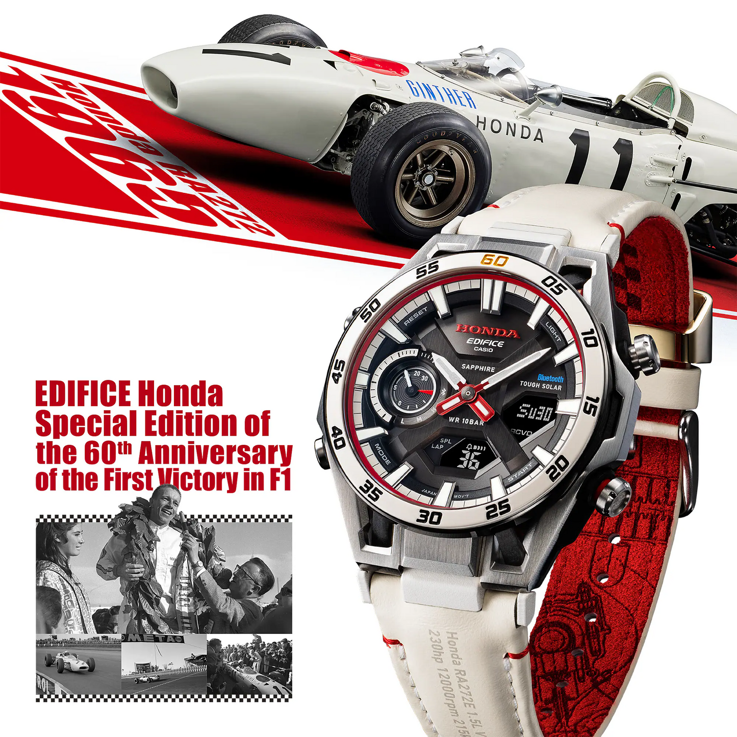 EDIFICE SOSPENSIONE Honda Special Edition Watch ECB-2300HR-1ADR