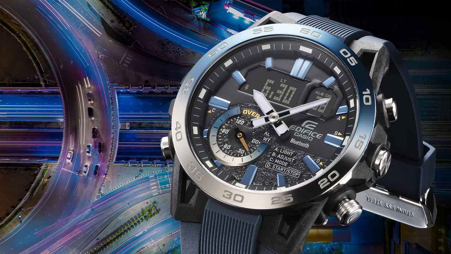 EDIFICE SMARTPHONE LINK SOSPENSIONE MEN WATCH ECB-40NP-1ADF
