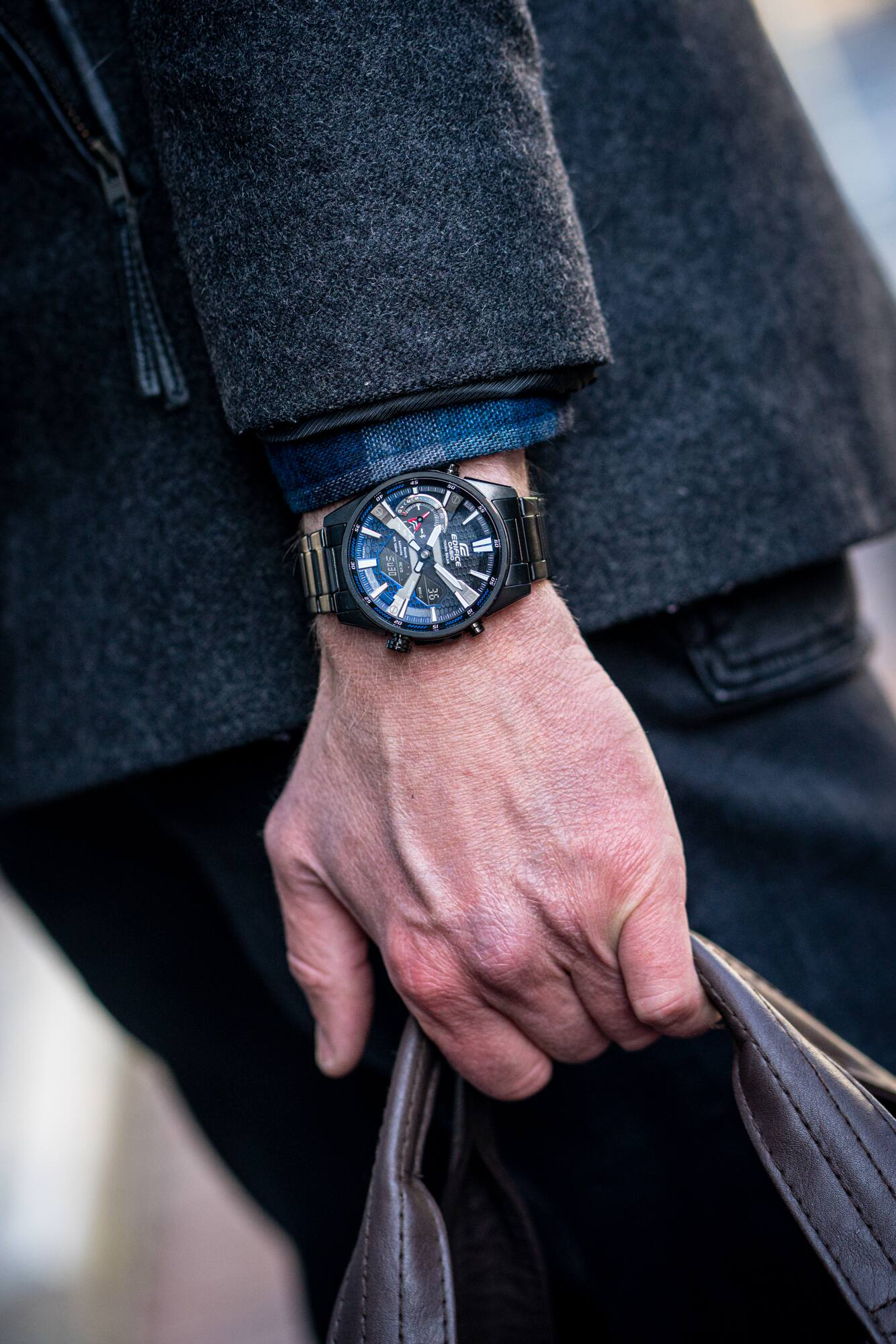 EDIFICE SMARTPHONE LINK WATCH ECB-S100DC-2ADF