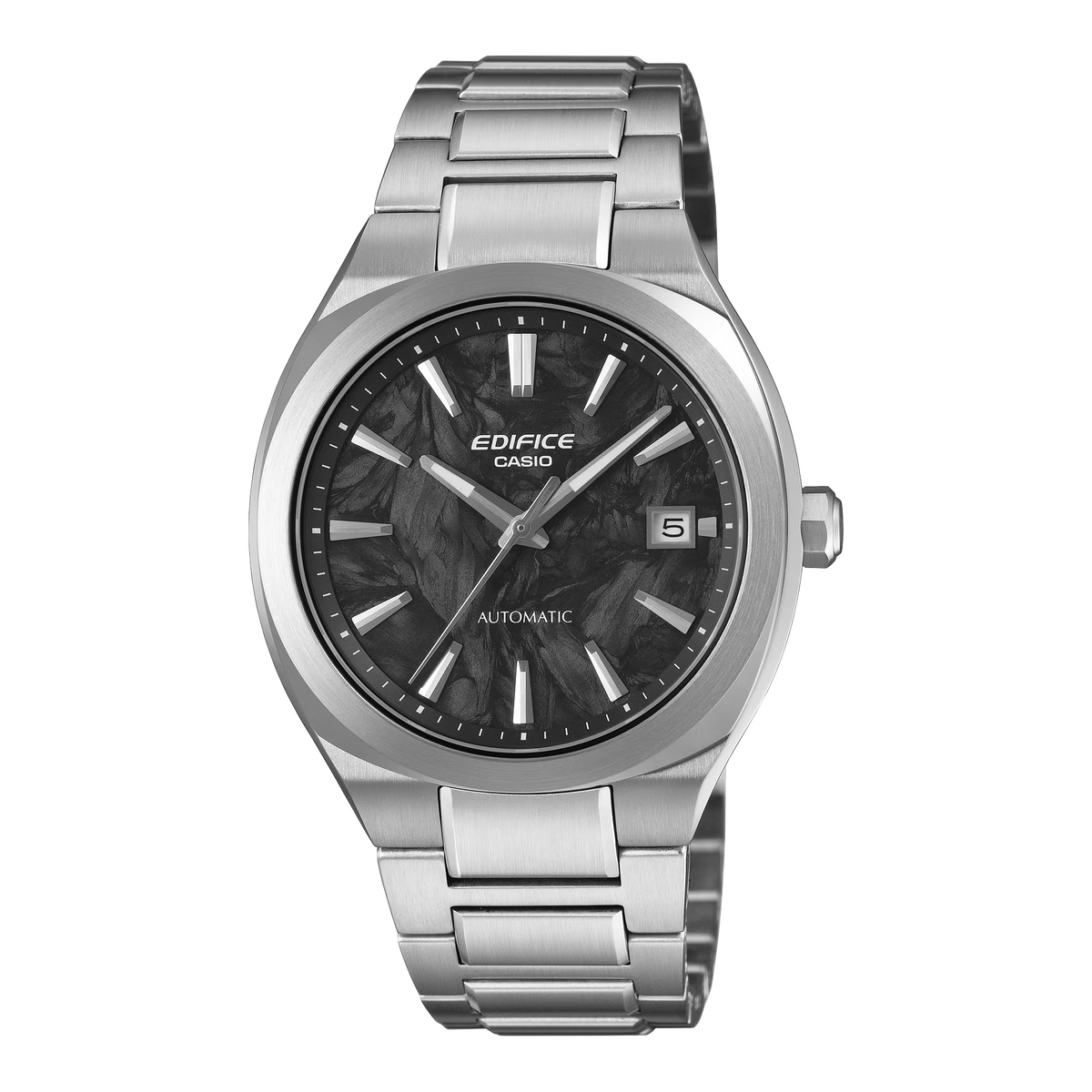 EDIFICE EFK-200CD-1ADR FORGED CARBON MECHANICAL AUTOMATIC MENS WATCH