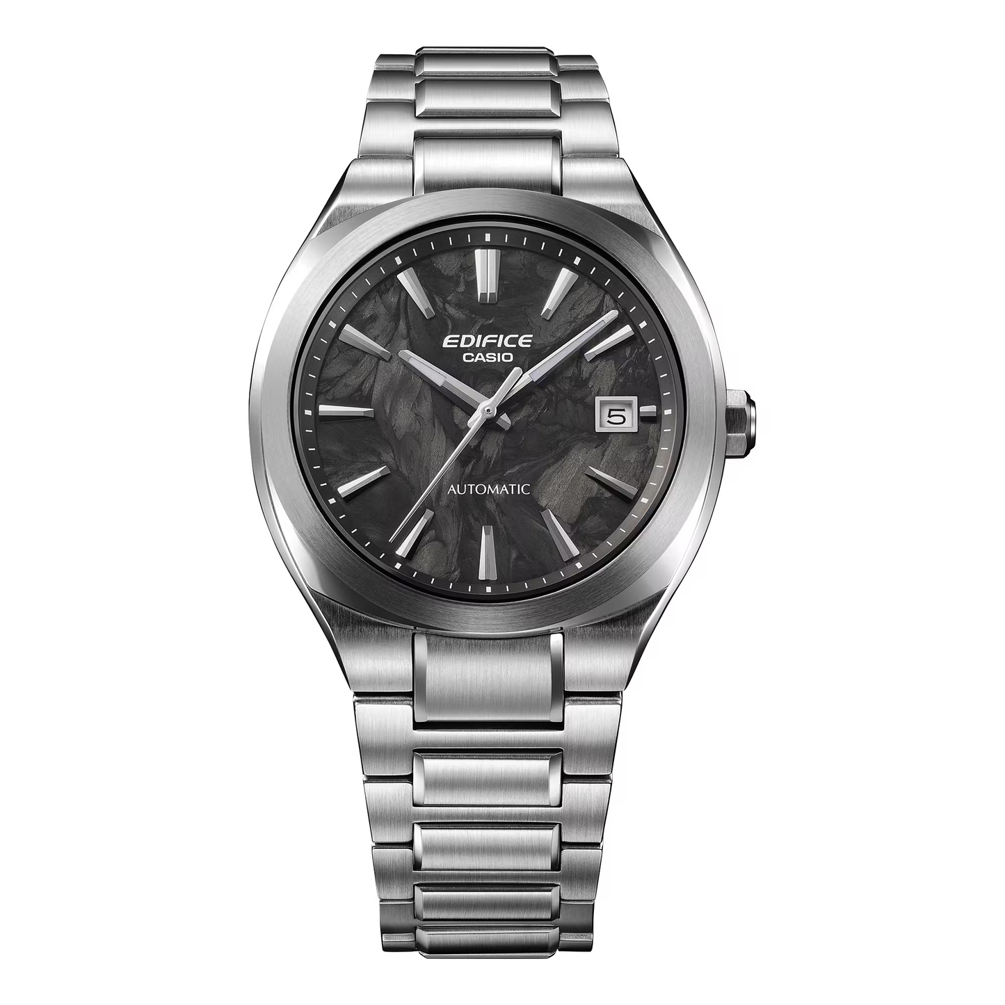 EDIFICE EFK-200CD-1ADR FORGED CARBON MECHANICAL AUTOMATIC MENS WATCH