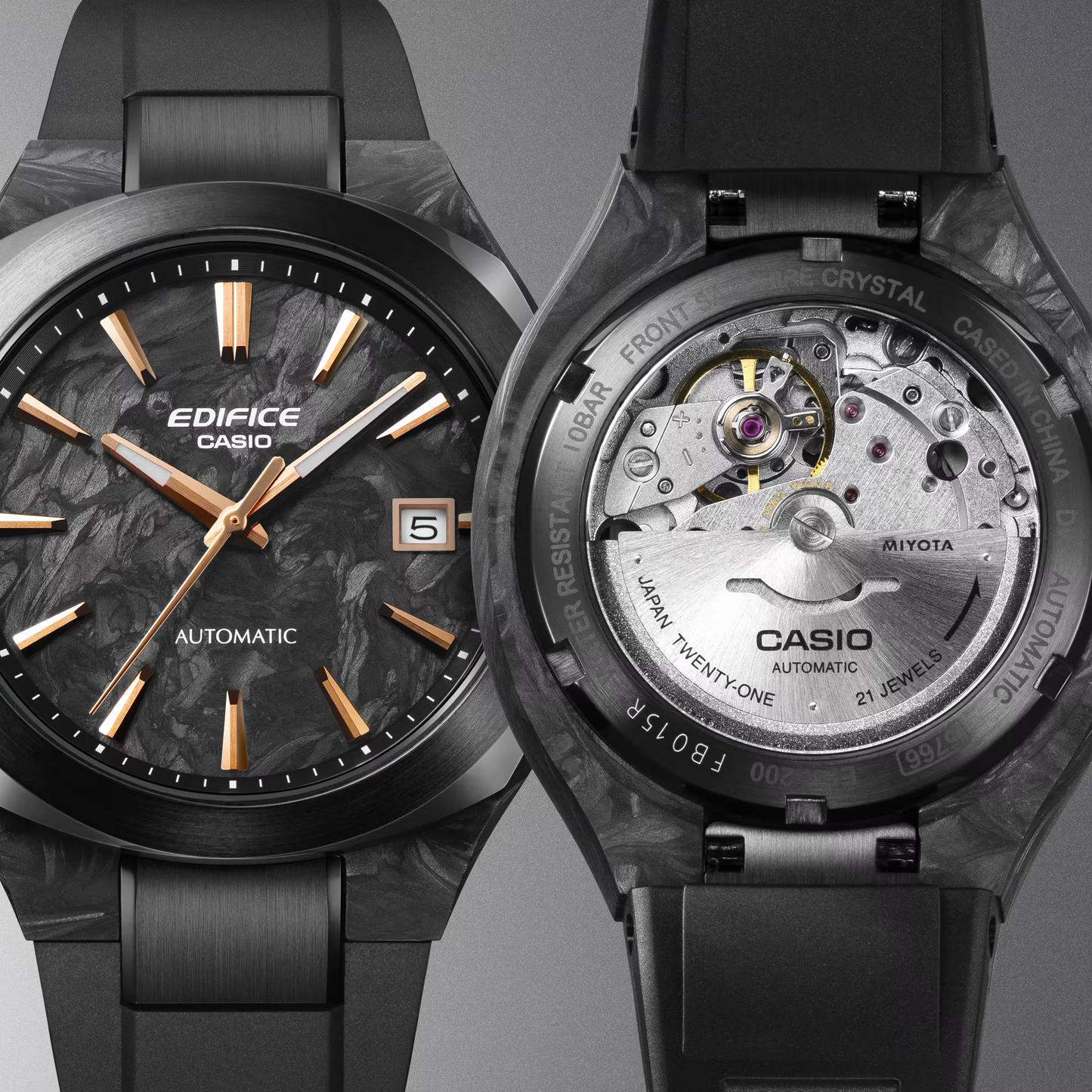 EDIFICE EFK-200D-2ADR AUTOMATIC MENS WATCH