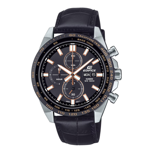 Edifice Standard Chronograph Stainless Steel Men Watch EFR-574BL-1AVUDF