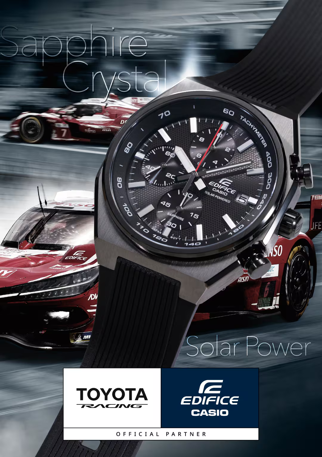 EDIFICE Solar Powered Chronograph Men Watch EFS-S660PB-1ADF