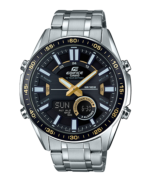 EDIFICE ANALOG-DIGITAL MEN WATCH EFV-C100D-1BVDF