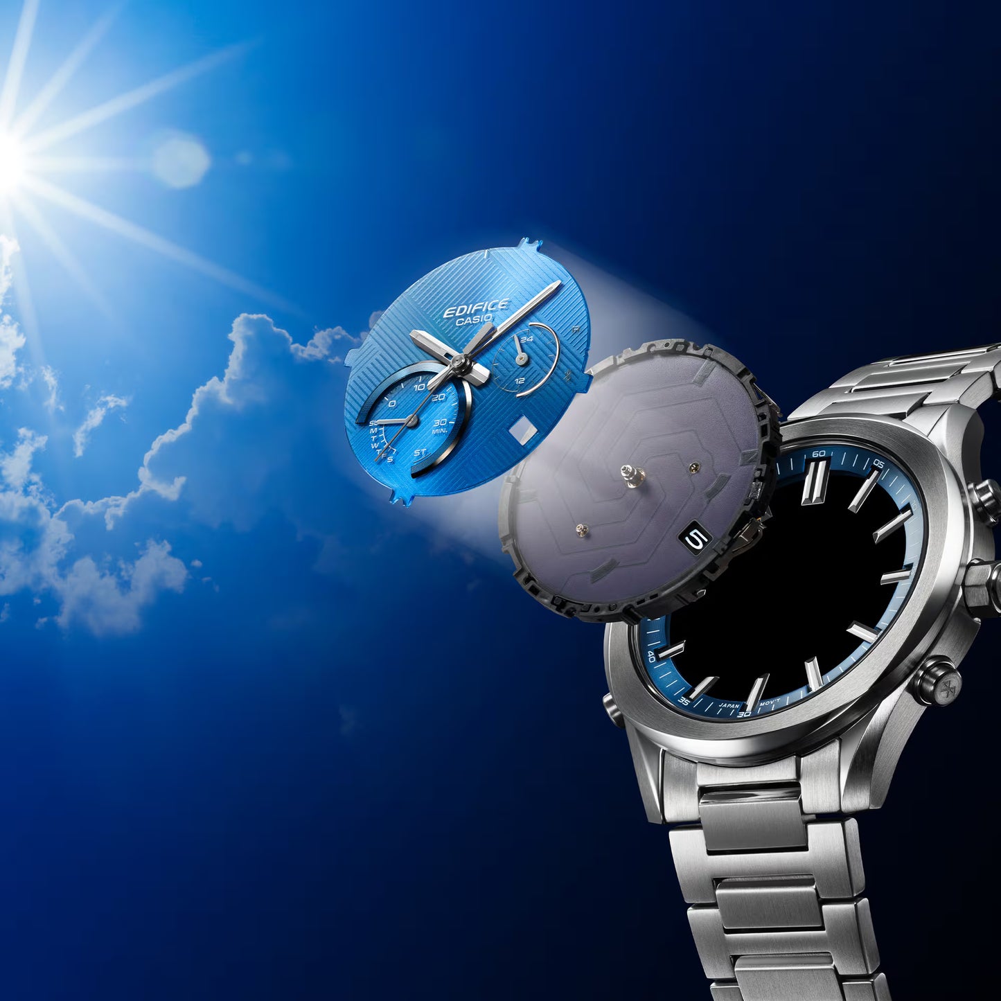 Edifice Smart Phone Link Men Chronograph Watch EQB-1300D-5ADF