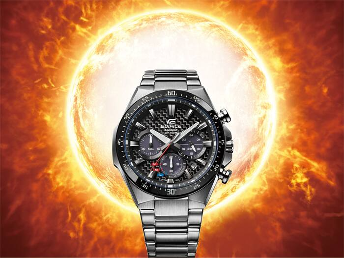 EDIFICE SOLAR POWERED CHRONOGRAPH Men Watch EQS-800CDB-1AVUDF