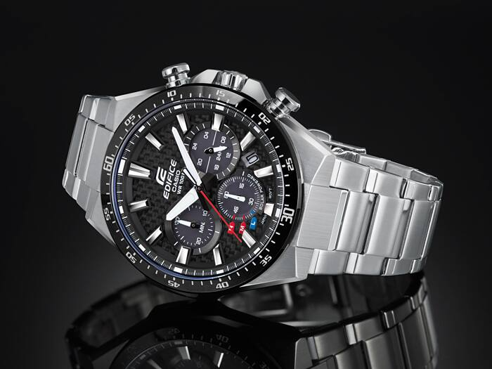 EDIFICE SOLAR POWERED CHRONOGRAPH Men Watch EQS-800CDB-1AVUDF