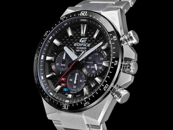 EDIFICE SOLAR POWERED CHRONOGRAPH Men Watch EQS-800CDB-1AVUDF