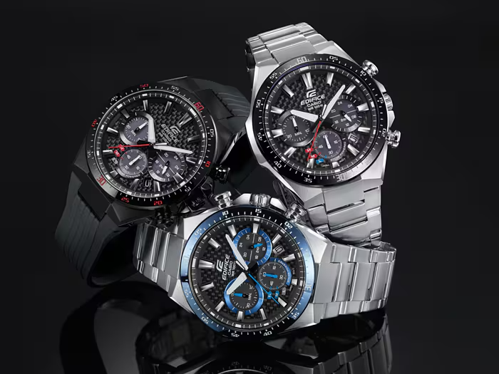 EDIFICE SOLAR POWERED CHRONOGRAPH Men Watch EQS-800CDB-1AVUDF