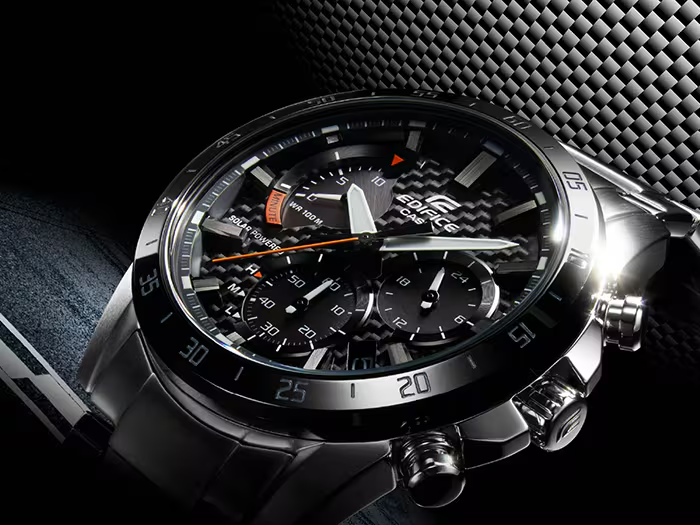 EDIFICE SOLAR POWERED CHRONOGRAPH Men Watch EQS-930DB-1AVUDF