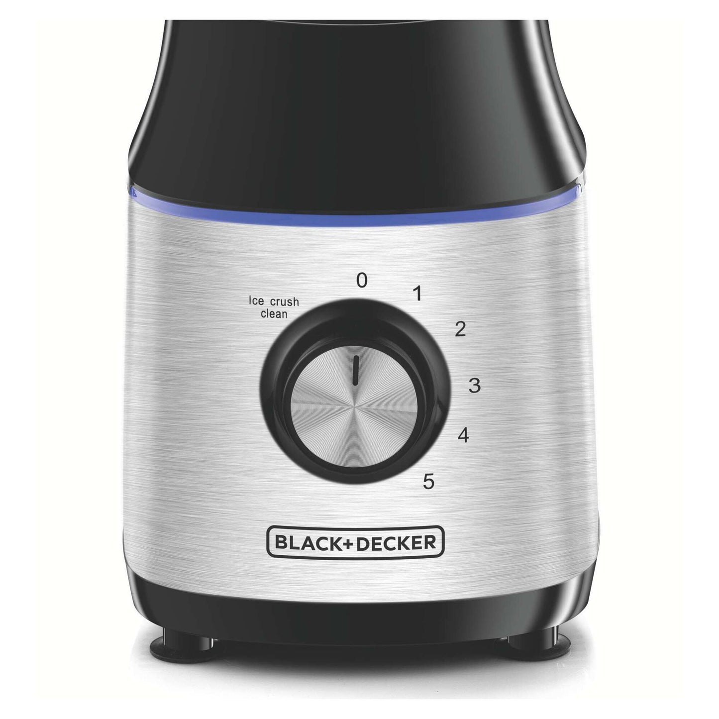 BLACK & DECKER 700W High Speed Premium Blender with Glass Jar Black/Silver BX650G-B5