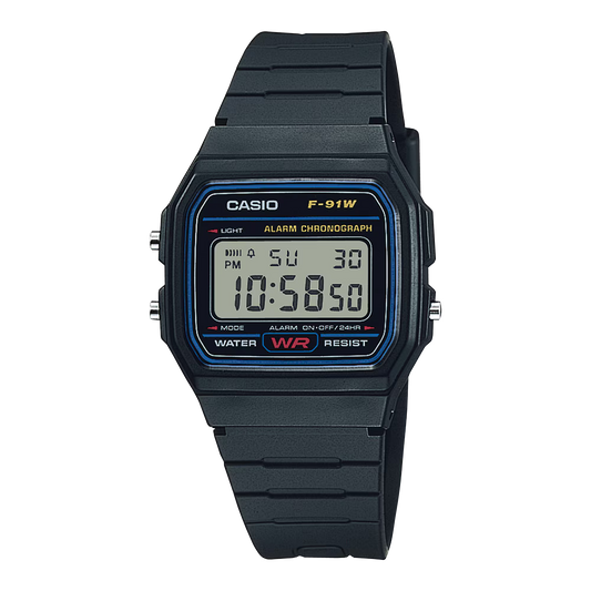 CASIO DIGITAL UNISEX WATCH F-91W-1DG