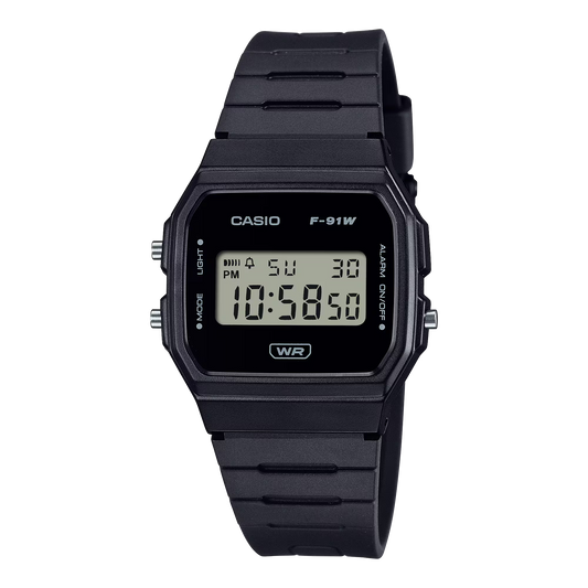 CASIO DIGITAL UNISEX WATCH F-91WB-1ADF