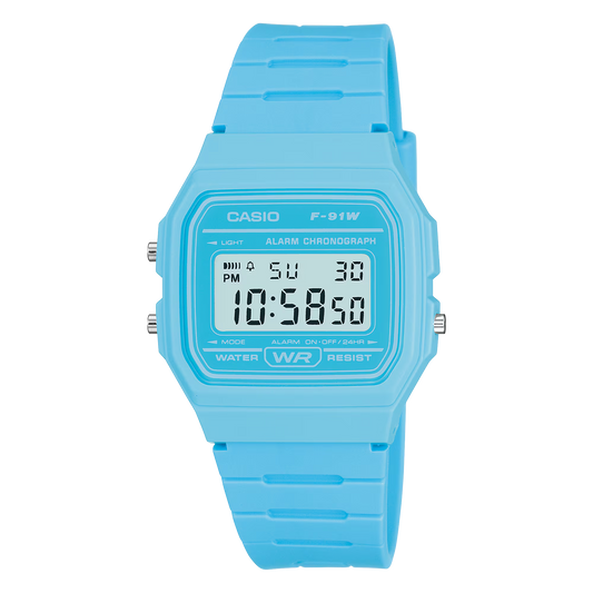 CASIO UNISEX DIGITAL WATCH F-91WC-2ADF