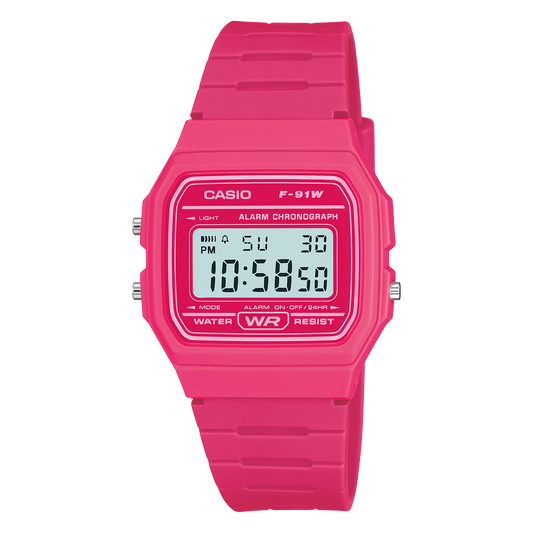 CASIO UNISEX DIGITAL WATCH F-91WC-4ADF