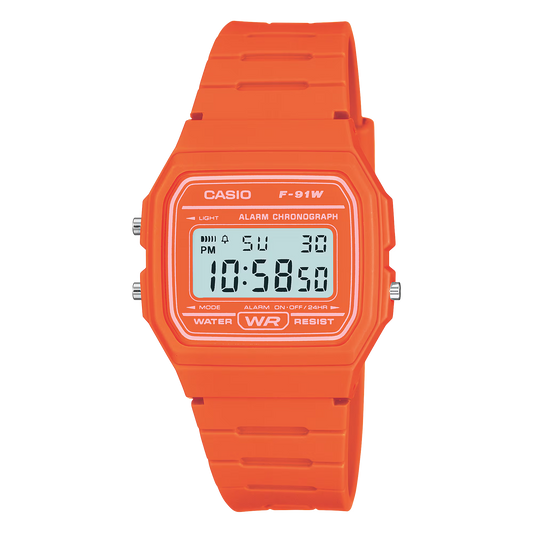 CASIO UNISEX DIGITAL WATCH F-91WC-4A2DF