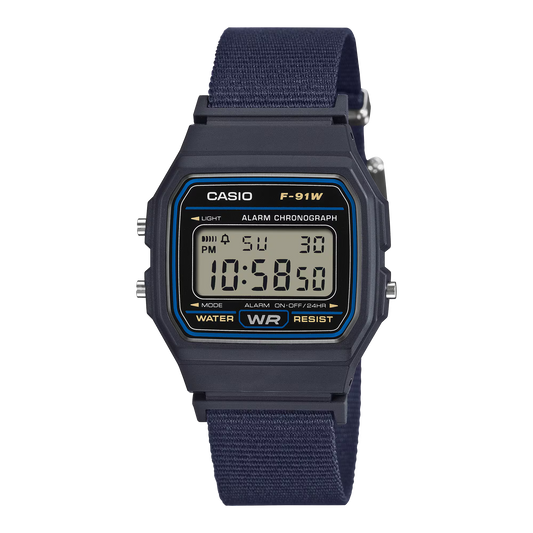 CASIO Unisex Digital Watch F-91WF-2ADF