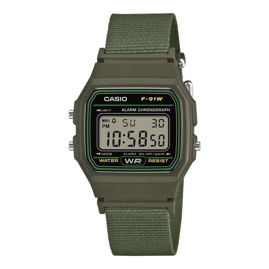 CASIO Unisex Digital Watch F-91WF-3ADF